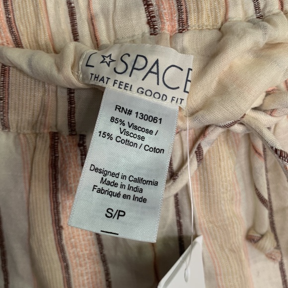 L*Space Play it Cool Crop Top and Drawstring Short Set New with tags W-578 Sz S - Picture 14 of 16